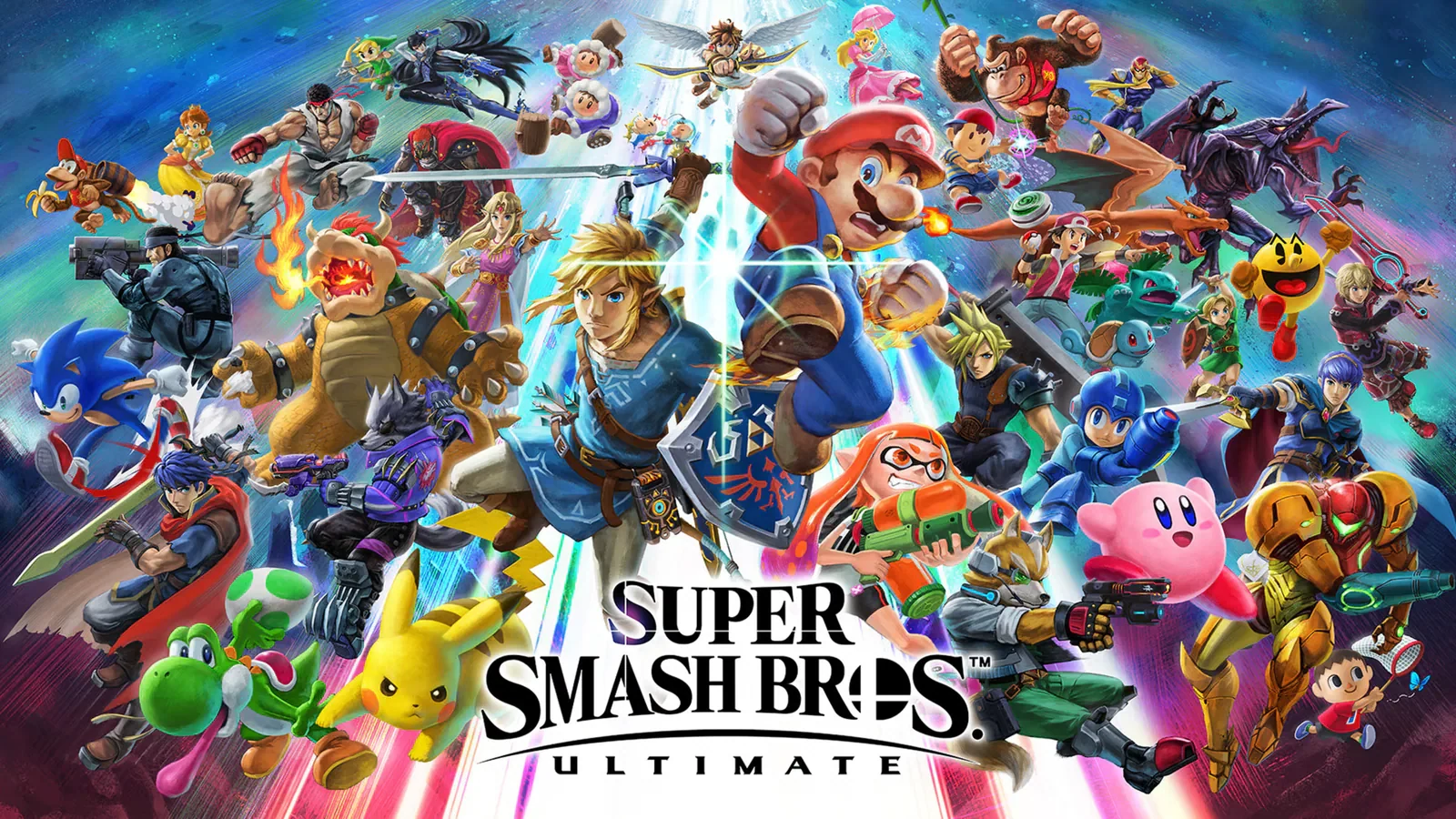 Key art Super Smash Bros. Ultimate cho Nintendo Switch.